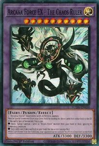 Arcana Force EX - The Chaos Ruler - SUDA-EN034 - Super Rare 1st Edition
