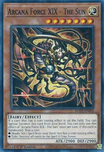Arcana Force XIX - The Sun - SUDA-EN005 - Common 1st Edition