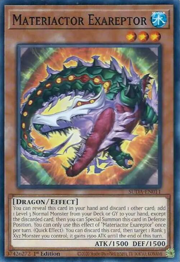 Materiactor Exareptor - SUDA-EN011 - Common 1st Edition
