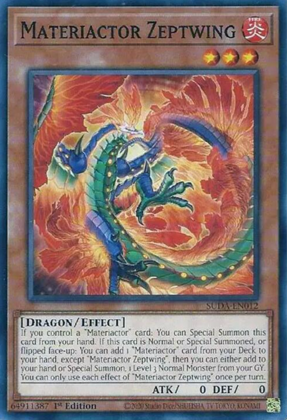 Materiactor - Zeptwing SUDA-EN012 - Common 1st Edition