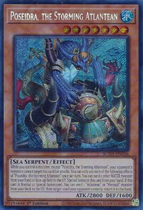 Poseidra, the Storming Atlantean - SUDA-EN016 - Secret Rare 1st Edition