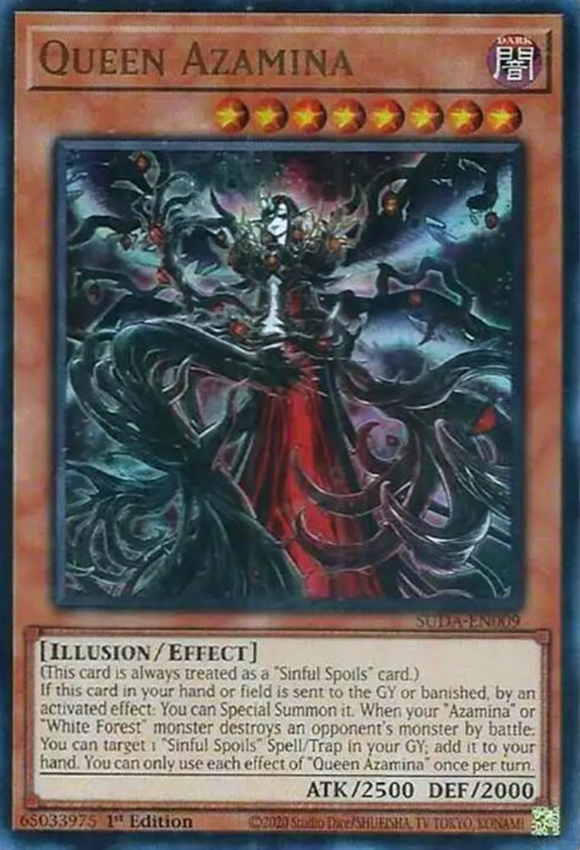 Queen Azamina - SUDA-EN009 - Ultra Rare 1st Edition
