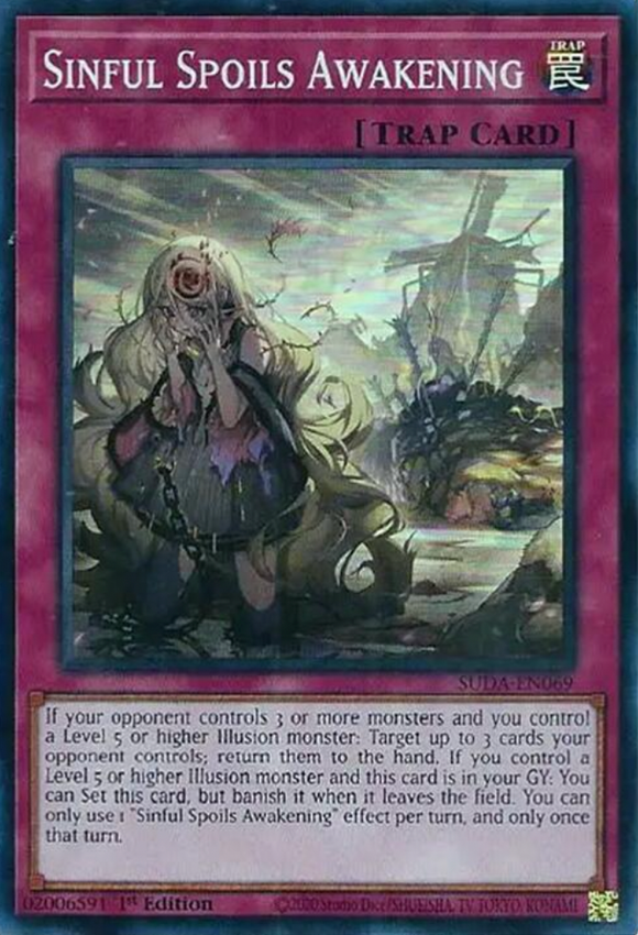 Sinful Spoils Awakening - SUDA-EN069 - Super Rare 1st Edition