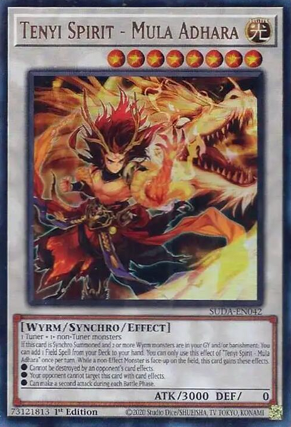 Tenyi Spirit - Mula Adhara - SUDA-EN042- Ultra Rare 1st Edition