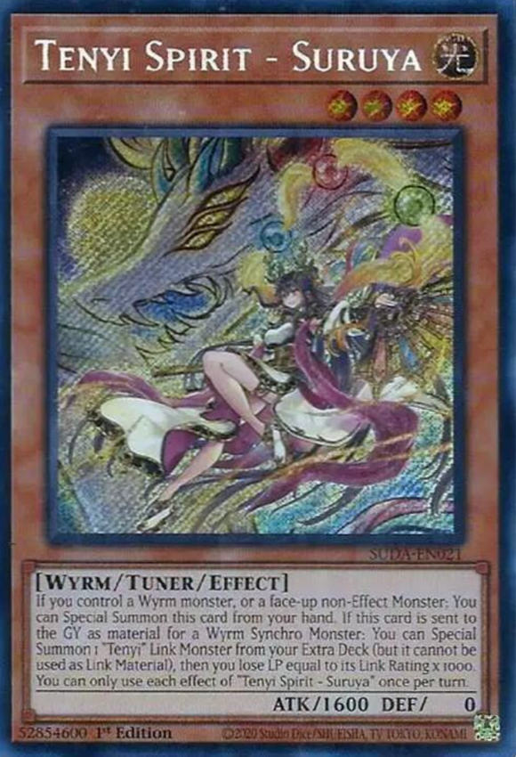 Tenyi Spirit - Suruya - SUDA-EN021 - Secret Rare 1st Edition