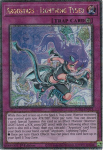 Argostars - Lightning Tydeu - SUDA-EN071 - Quarter Century Secret Rare 1st Edition