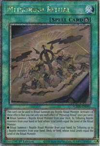 Mitsurugi Ritual - SUDA-EN095 - Quarter Century Secret Rare 1st Edition