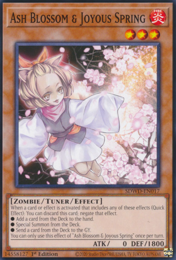 Ash Blossom & Joyous Spring - SDWD-EN017 - Common 1st Edition