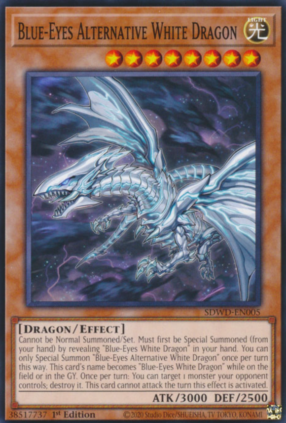 Blue-Eyes Alternative White Dragon - SDWD-EN005 - Common 1st Edition
