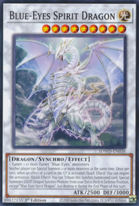 Blue-Eyes Spirit Dragon - SDWD-EN038 - Common 1st Edition
