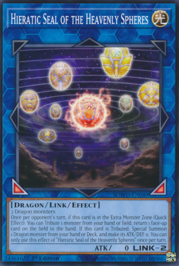 Hieratic Seal of the Heavenly Spheres - SDWD-EN040 - Common 1st Edition