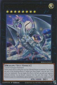 Indigo-Eyes Silver Dragon - SDWD-EN032 Ultra Rare 1st Edition