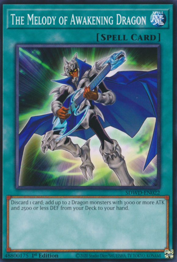 The Melody of Awakening Dragon - SDWD-EN022 - Common 1st Edition