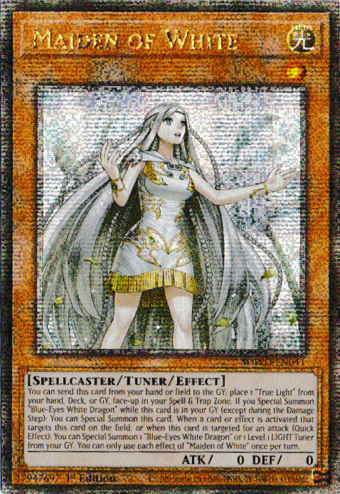 Maiden of White - SDWD-EN041 - Quarter Century Rare 1st Edition