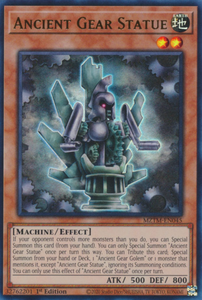 Ancient Gear Statue - MZTM-EN045 - Ultra Rare 1st Edition