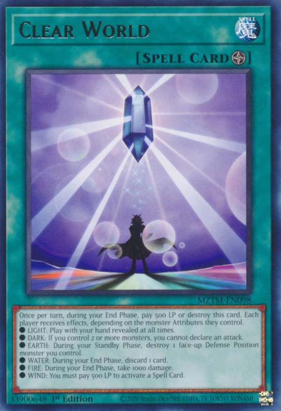 Clear World - MZTM-EN098 - Rare 1st Edition
