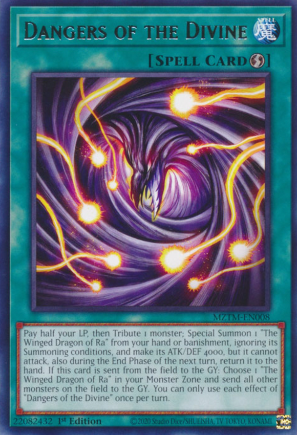Dangers of the Divine - MZTM-EN008 - Rare 1st Edition