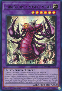 Divine Scorpion Beast of Serket - MZTM-EN005- Super Rare 1st Edition
