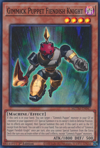 Gimmick Puppet Fiendish Knight - MZTM-EN047 - Super Rare 1st Edition