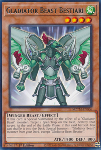 Gladiator Beast Bestiari - MZTM-EN066 - Rare 1st Edition