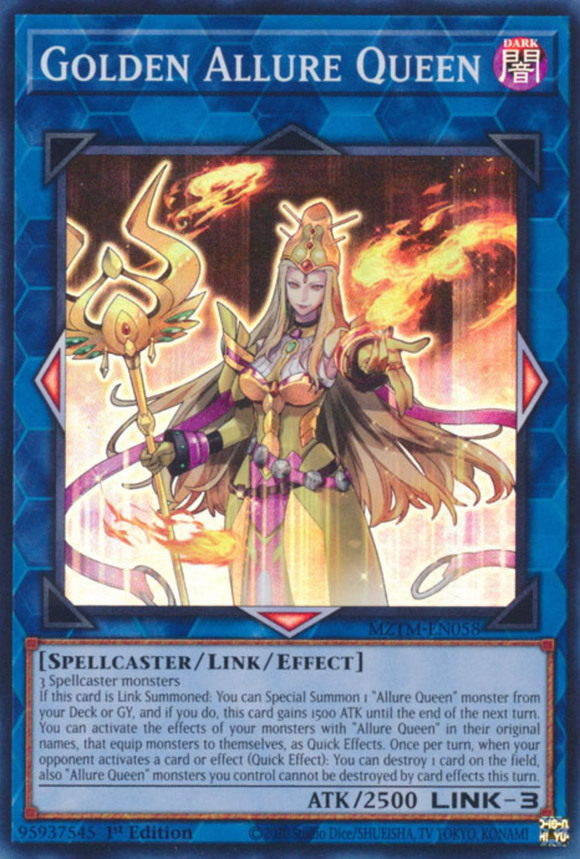 Golden Allure Queen - MZTM-EN058 - Super Rare 1st Edition