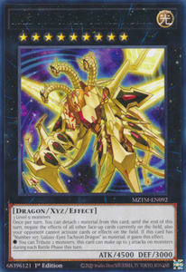 Number C107: Neo Galaxy-Eyes Tachyon Dragon - MZTM-EN092 - Rare 1st Edition
