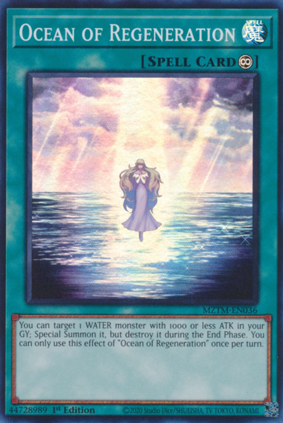 Ocean of Regeneration - MZTM-EN036 - Super Rare 1st Edition