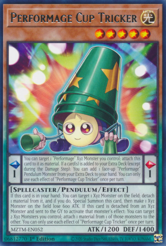 Performage Cup Tricker - MZTM-EN052 - Rare 1st Edition
