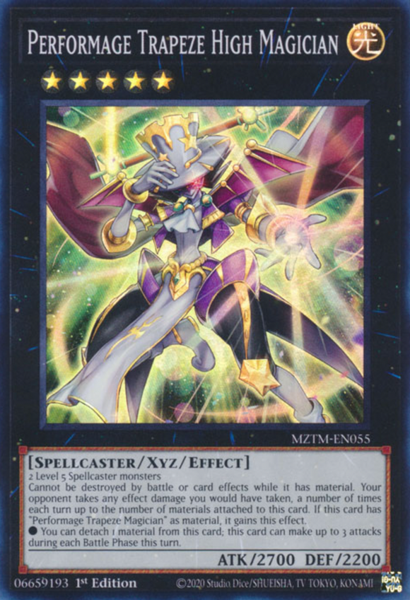 Performage Trapeze High Magician - MZTM-EN055 - Super Rare 1st Edition