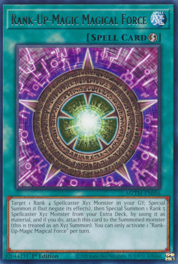 Rank-Up-Magic Magical Force - MZTM-EN056 - Rare 1st Edition
