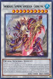 Swordsoul Supreme Sovereign - Chengying - MZTM-EN089 - Rare 1st Edition