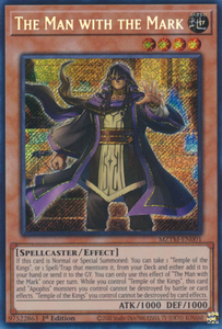 The Man with the Mark - MZTM-EN001 - Secret Rare 1st Edition