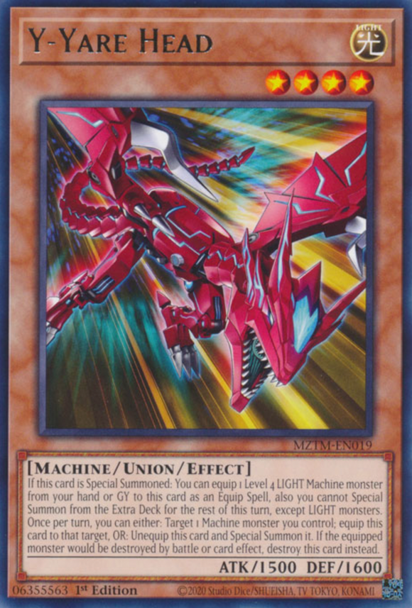 Y-Yare Head - MZTM-EN019 - Rare 1st Edition