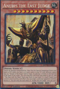 Anubis the Last Judge - MZTM-EN003 - Collector's Rare 1st Edition