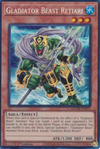 Gladiator Beast Retiari - MZTM-EN070 - Collector's Rare 1st Edition