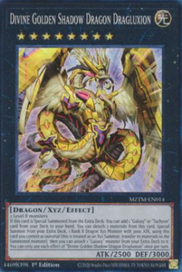Divine Golden Shadow Dragon Dragluxion - MZTM-EN014 - Collector's Rare