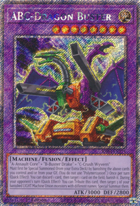 ABC-Dragon Buster - RA04-EN271 - Platinum Secret Rare 1st Edition