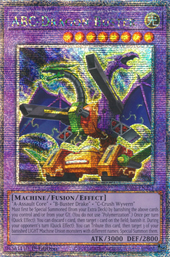 ABC-Dragon Buster - RA04-EN271 - Quarter Century Secret Rare 1st Edition