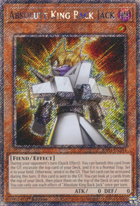 Absolute King Back Jack - RA04-EN244 - Platinum Secret Rare 1st Edition