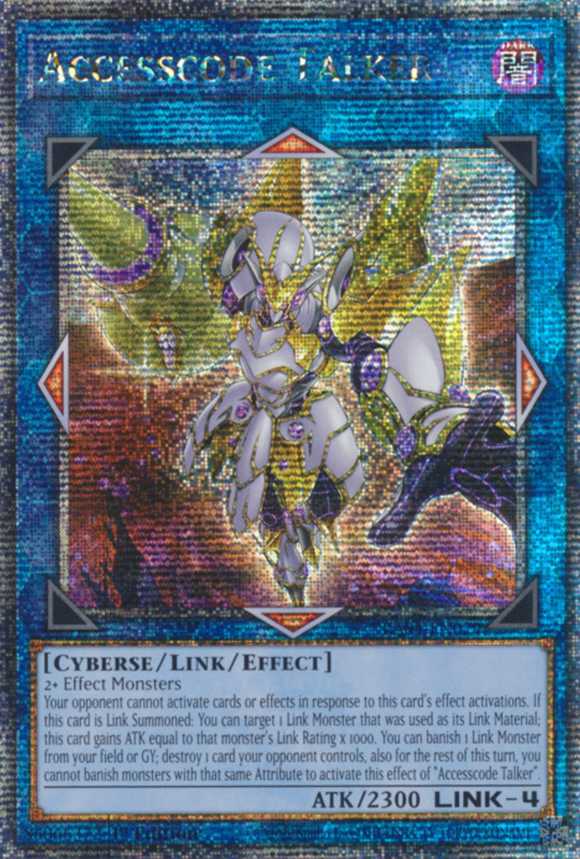 Accesscode Talker (Alt. Art) - RA04-EN079 - Quarter Century Secret Rare 1st Edition