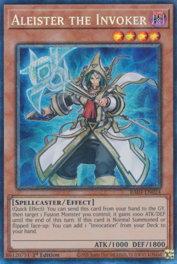 Aleister the Invoker (Alt. Art) - RA04-EN024 - Collector's Rare 1st Edition