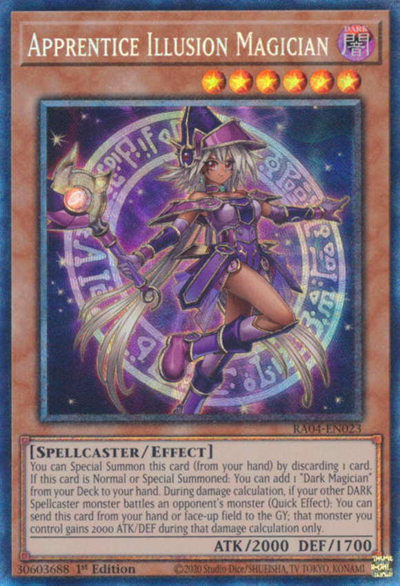 Apprentice Illusion Magician - RA04-EN023 - Collector's Rare 1st Edition