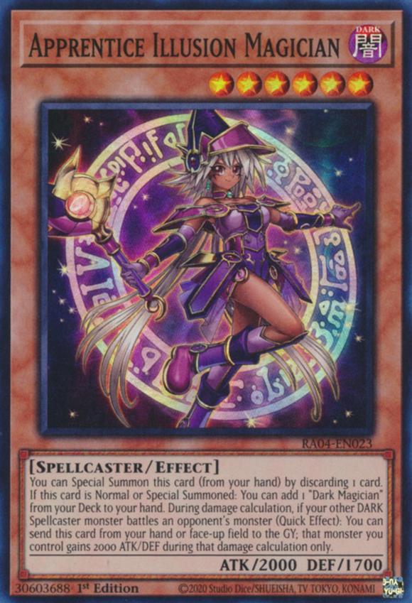 Apprentice Illusion Magician - RA04-EN023 - Super Rare 1st Edition