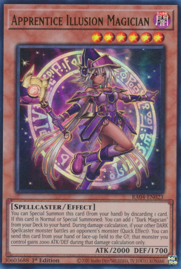 Apprentice Illusion Magician - RA04-EN023 - Ultra Rare 1st Edition