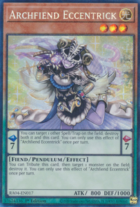 Archfiend Eccentrick - RA04-EN017 - Collector's Rare 1st Edition
