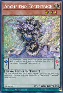 Archfiend Eccentrick - RA04-EN017 - Secret Rare 1st Edition