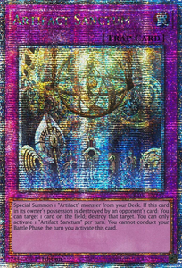 Artifact Sanctum - RA04-EN217 - Quarter Century Secret Rare 1st Edition