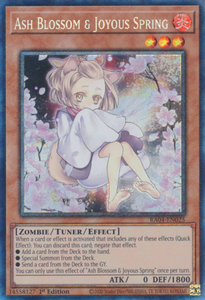 Ash Blossom & Joyous Springs (Alt. Art) - RA04-EN025 - Collector's Rare 1st Edition