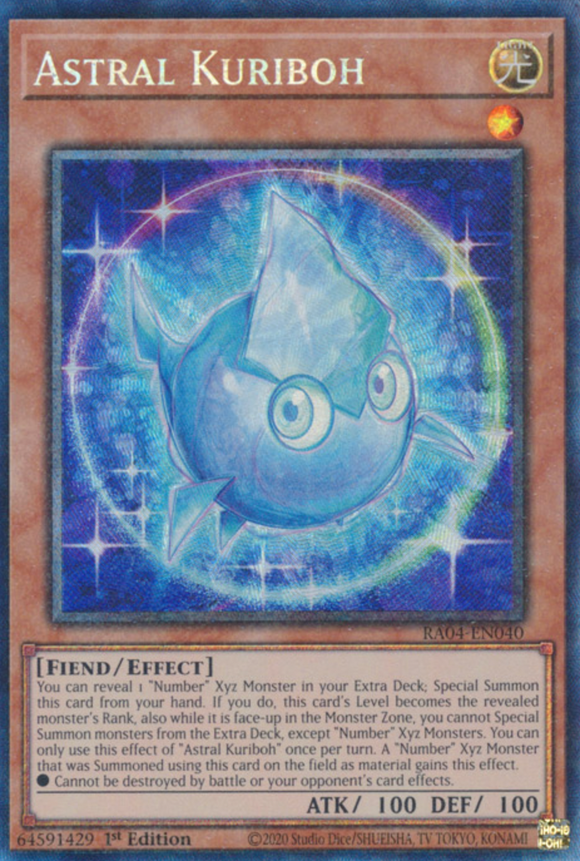 Astral Kuriboh - RA04-EN040 - Collector's Rare 1st Edition
