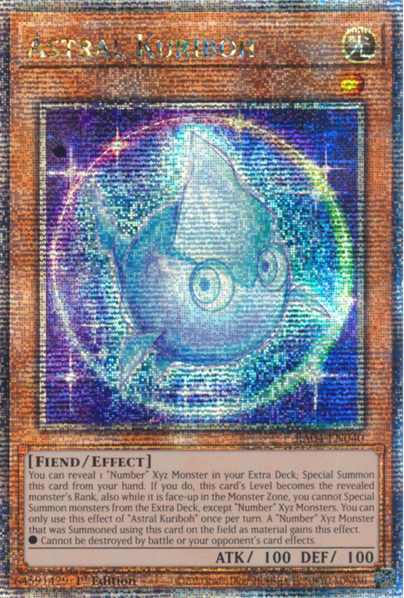 Astral Kuriboh - RA04-EN040 - Quarter Century Secret Rare 1st Edition